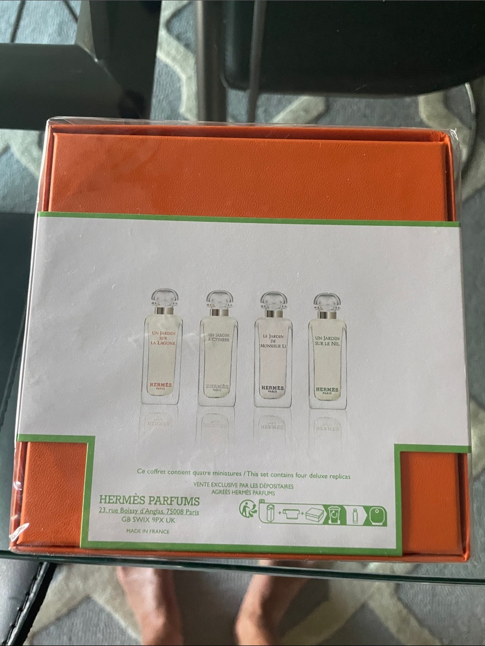 HERMES 4 piece PARFUMS